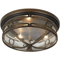 John Timberland Beverly Drive Rustic Flush Mount Outdoor Ceiling Light Bronze 7" Clear Seedy Glass For Post Exterior Barn Deck House Porch Yard Patio 9 John Timberland Beverly Drive Rustic Flush Mount Outdoor Ceiling Light Bronze 7" Clear Seedy Glass For Post Exterior Barn Deck House Porch Yard Patio -Famous Lighting Store GUEST aea7d76e 35cb 4188 b7c3 b57f9c82c4a6