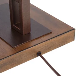 Franklin Iron Works Tahoe Rustic Industrial Downbridge Arc Floor Lamp 60" Tall Bronze Metal Faux Leather Empire Shade For Living Room Reading Bedroom -Famous Lighting Store GUEST b4f5fabc 247c 4e89 9cf2 e4c00f5e86da