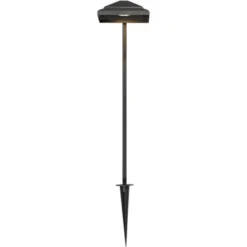 John Timberland Basset 23" High Textured Black LED Landscape Path Light -Famous Lighting Store GUEST bd73326b ebb2 40cd 89b0 3513787895ac