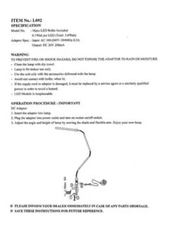 Hastings Home Modern Contemporary LED Clamp Desk Lamp – Silver -Famous Lighting Store GUEST bed0a4e3 e1ec 4d43 835a 6dffc0ade7b3
