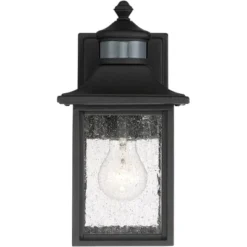 John Timberland Moray Bay Mission Outdoor Wall Light Fixture Black Motion Sensor Dusk To Dawn 11 1/2" Seedy Glass For Post Exterior Barn Deck House 10 John Timberland Moray Bay Mission Outdoor Wall Light Fixture Black Motion Sensor Dusk To Dawn 11 1/2" Seedy Glass For Post Exterior Barn Deck House -Famous Lighting Store GUEST c2cc14fc ac8f 4d47 8f76 380a953abd59