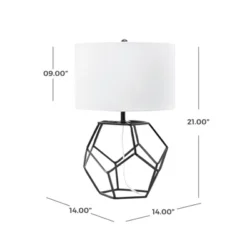 NuLOOM Midora 21" Iron Table Lamp -Famous Lighting Store GUEST c66abf10 2470 4c8c b020 65ff83deebaa