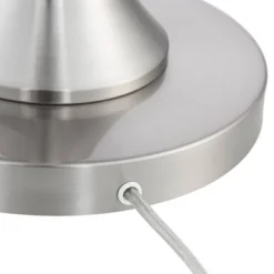 Possini Euro Design Modern Floor Lamp 64" Tall Brushed Nickel Silver Organza White Linen Drum Shade For Living Room Bedroom Office 12 Possini Euro Design Modern Floor Lamp 64" Tall Brushed Nickel Silver Organza White Linen Drum Shade For Living Room Bedroom Office -Famous Lighting Store GUEST c6dfbe8e 2b7e 4a29 a926 3521ac4c1fa2