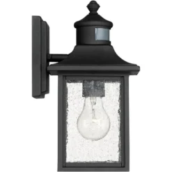 John Timberland Moray Bay Mission Outdoor Wall Light Fixture Black Motion Sensor Dusk To Dawn 11 1/2" Seedy Glass For Post Exterior Barn Deck House 12 John Timberland Moray Bay Mission Outdoor Wall Light Fixture Black Motion Sensor Dusk To Dawn 11 1/2" Seedy Glass For Post Exterior Barn Deck House -Famous Lighting Store GUEST d01a0336 bd95 4102 9902 cb5749e0a480