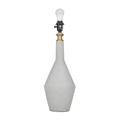 Modern Cement Table Lamp White - Olivia & May 7 Modern Cement Table Lamp White - Olivia & May - Image 7