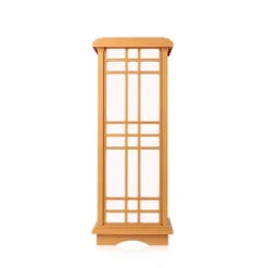 Solar LED Zen Outdoor Lantern With Amber/White Light - Techko Maid -Famous Lighting Store GUEST d2ad690c 81dd 4f6a 9473 6d0ddefef6bd