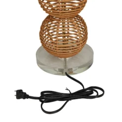 Bohemian Wicker Table Lamp Brown - Olivia & May -Famous Lighting Store GUEST d4fbca15 0ed7 4e10 ac4b 65b03f26eba6