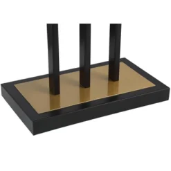 Possini Euro Design Acadia Modern Floor Lamp 71" Tall Black Warm Gold Metal 3 Light Frosted White Glass Globe Shade For Living Room Bedroom Office -Famous Lighting Store GUEST d78a86d9 1d03 451e 81cf 22c711287c0d