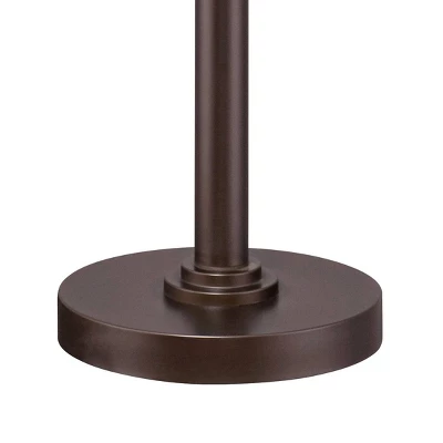 Possini Euro Design Light Blaster Modern Torchiere Floor Lamp 72 1/2" Tall Warm Bronze LED White Frosted Glass Bowl Shade For Living Room Bedroom Home 4 Possini Euro Design Light Blaster Modern Torchiere Floor Lamp 72 1/2" Tall Warm Bronze LED White Frosted Glass Bowl Shade For Living Room Bedroom Home - Image 4