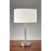 22" Hayworth Collection Table Lamp Silver - Adesso