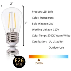 Costway 48FT LED Outdoor Waterproof Commercial Grade Patio Globe String Lights Bulbs -Famous Lighting Store GUEST dad9333c 9754 416e a6e1 ee6d0fe4490f