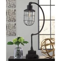 Jae Desk Lamp Antique Black - Signature Design By Ashley -Famous Lighting Store GUEST dec57e09 6223 4c8e 9c4a df63d6f0bb8b