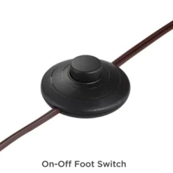 Franklin Iron Works Tahoe Rustic Industrial Downbridge Arc Floor Lamp 60" Tall Bronze Metal Faux Leather Empire Shade For Living Room Reading Bedroom -Famous Lighting Store GUEST e05b399a 8574 4207 8a54 7ad59054f9b8