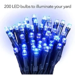 Dartwood Solar String Lights - Outdoor Decorative Solar Fairy Lights For Your House, Yard, Or Garden (6 Pack, Blue) -Famous Lighting Store GUEST e2bd318e 38fa 42b9 a363 1d5816c82e6e