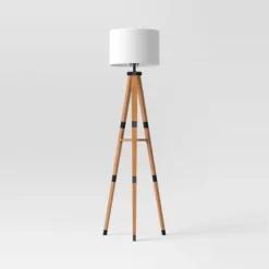 Tripod Floor Lamp With Shelf Brown Wood - Threshold™ 9 Tripod Floor Lamp With Shelf Brown Wood - Threshold™ -Famous Lighting Store GUEST ea3ba26a 585d 476c be10 3b33e5b59195