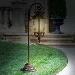 John Timberland Casa Marseille™ 35"H Bronze LED Path Lights Set Of 2 -Famous Lighting Store GUEST ec30a157 2e7d 4110 96a6 d7d1e2972b48