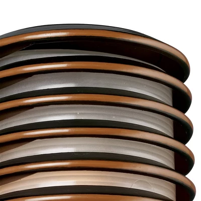 John Timberland Modern Industrial Outdoor Wall Lights Fixtures Set Of 2 Rubbed Bronze 10" Frosted Glass For Exterior House Porch 2 John Timberland Modern Industrial Outdoor Wall Lights Fixtures Set Of 2 Rubbed Bronze 10" Frosted Glass For Exterior House Porch - Image 2