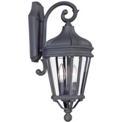 Minka Lavery Harrison 20" High Vintage Black Outdoor Wall Light