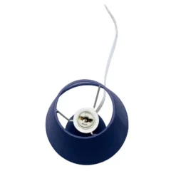 9.45" 2pk Petite Ceramic Oblong Bedside Table Desk Lamps With Matching Tapered Drum Shade Blue - Creekwood Home -Famous Lighting Store GUEST f0bb25ea e3bf 4df9 9d8b 30960d9a2049