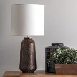 NuLOOM Menlo 22" Glass Glittered Table Lamp -Famous Lighting Store GUEST f5f7d5c9 32b4 4c5e 95b9 d1ec01767759