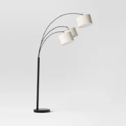Avenal 3-Head Shaded Arc Floor Lamp Black - Threshold™ 7 Avenal 3-Head Shaded Arc Floor Lamp Black - Threshold™ -Famous Lighting Store GUEST fe123fcf 6ac6 48b7 bb18 feb836d7775f